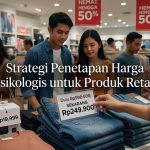strategi penetapan harga psikologis untuk produk retail