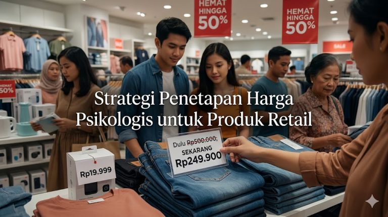 strategi penetapan harga psikologis untuk produk retail