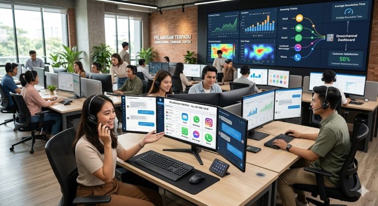 implementasi omnichannel untuk dukungan pelanggan terpadu